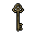 a wooden key