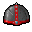 an iron helmet