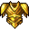 a golden armor