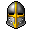a crusader helmet