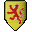 a brass shield