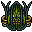 a green shield