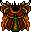 a red armor