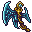 an blue axe